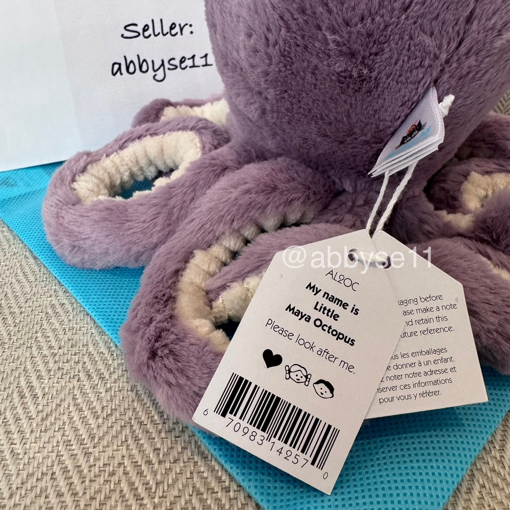 Jellycat Maya Octopus - Little - Authentic - Brand New With Tags - Fast Ship - Picture 7 of 7
